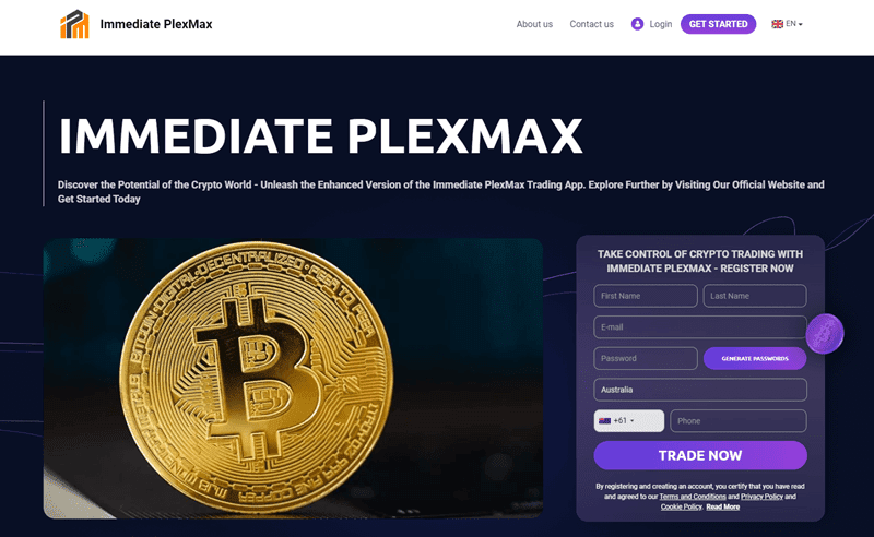 Immediate PlexMax Homepage Screenshot