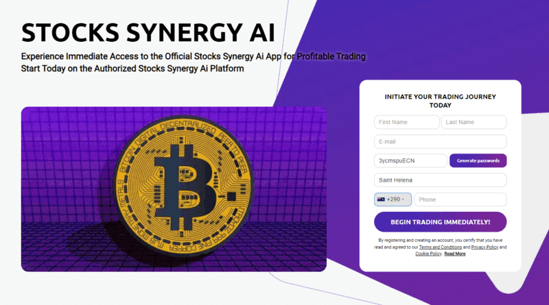 Stocks Synergy Ai Homepage Screenshot