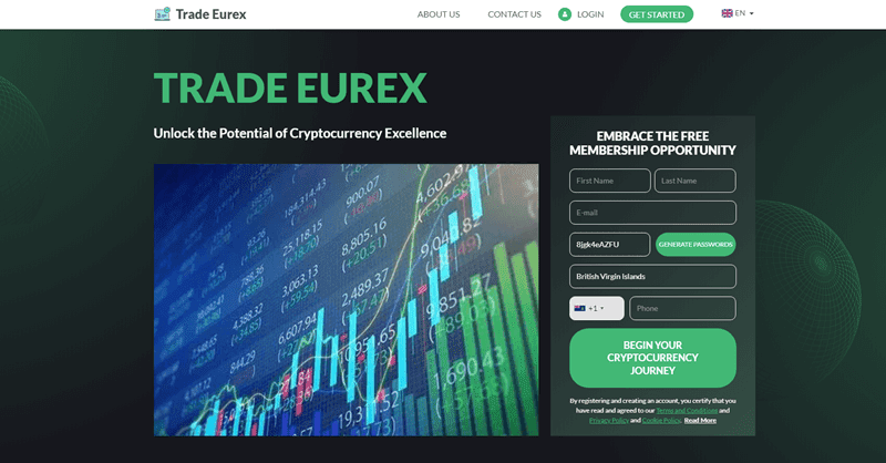 Trade Eurex Homepage Screenshot